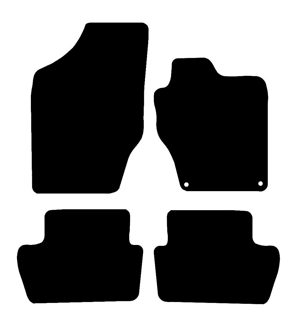 Citroen DS4 2011 - 2020 Car Mats vehicle mat pattern