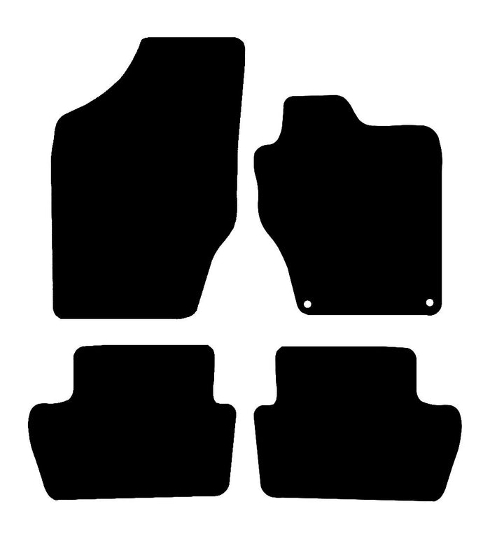 Citroen DS4 2011 - 2020 Car Mats vehicle mat pattern