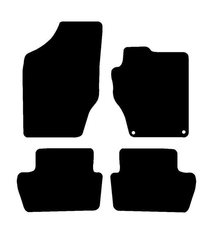 Citroen C4 2011 - 2020 Car Mats vehicle mat pattern