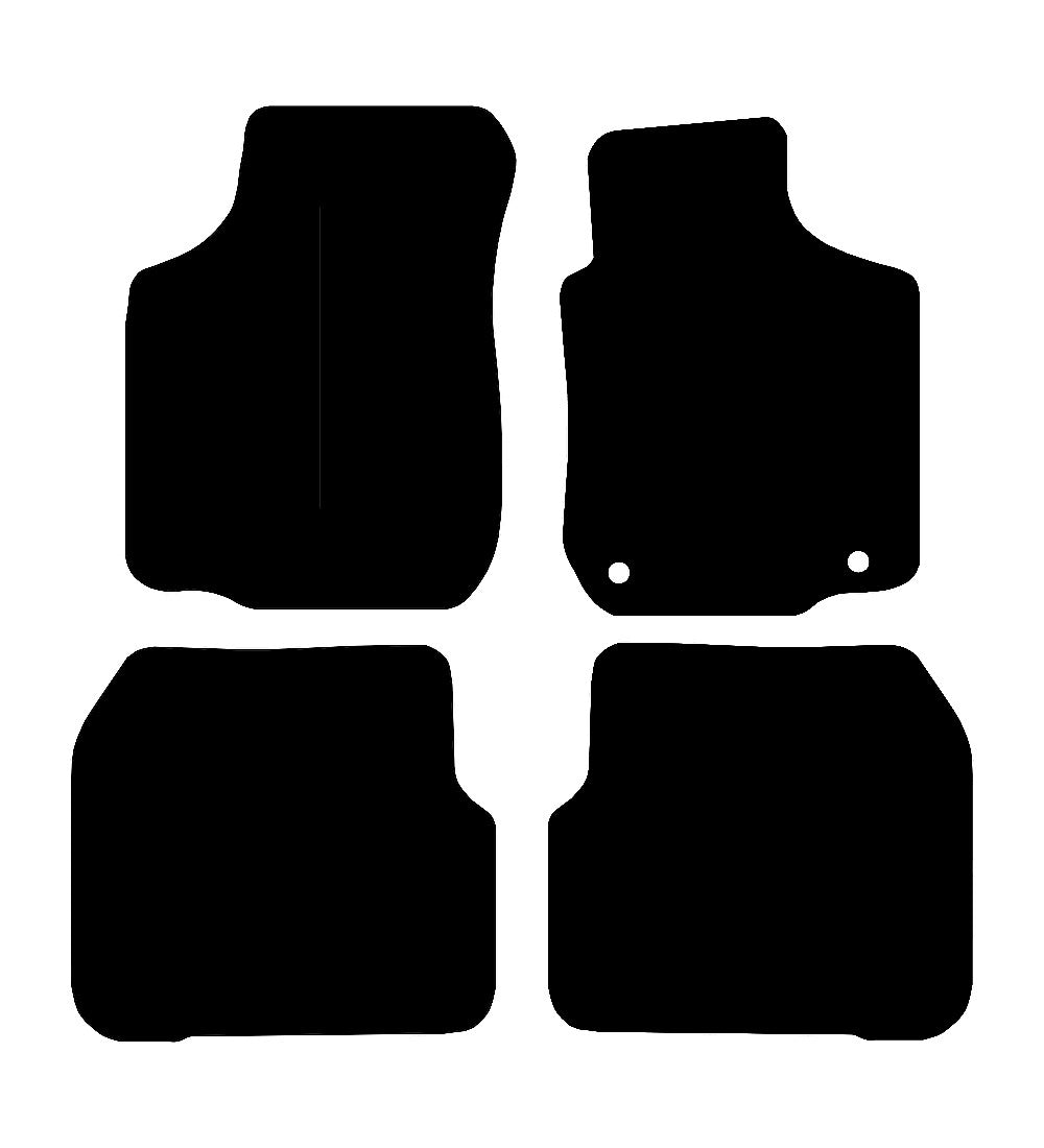 Skoda Octavia (Estate) 1998 - 2004 Car Mats vehicle mat pattern