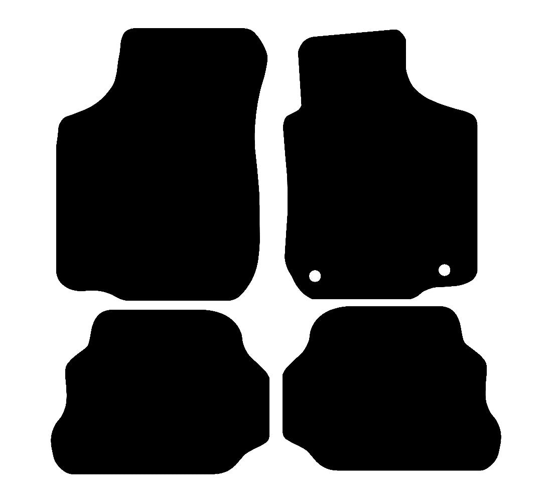 Skoda Octavia 1998 - 2004 Car Mats vehicle mat pattern