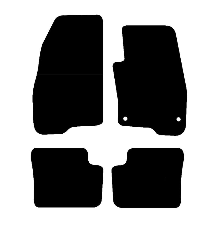 Fiat Grande Punto 2006 - 2010 Car Mats vehicle mat pattern