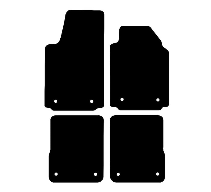 Audi A2 1999 - 2005 Car Mats vehicle mat pattern