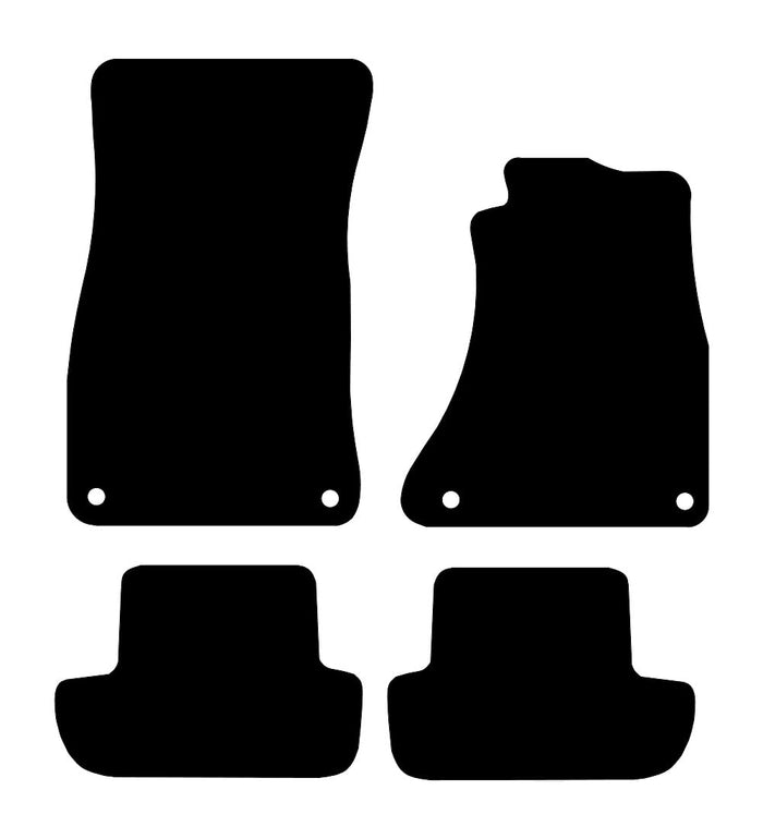 Audi A5 Coupe Convertable 2007 - 2016 Car Mats vehicle mat pattern