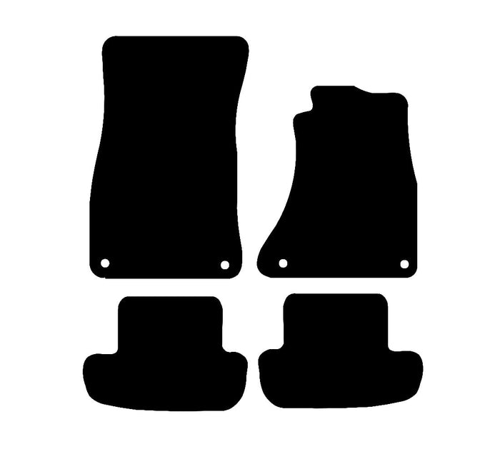Audi A5 2007 - 2016 Car Mats vehicle mat pattern