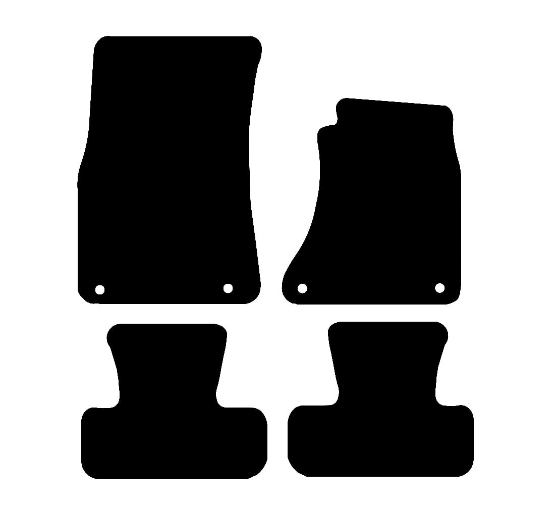 Audi Q5 2008 - 2017 Car Mats vehicle mat pattern