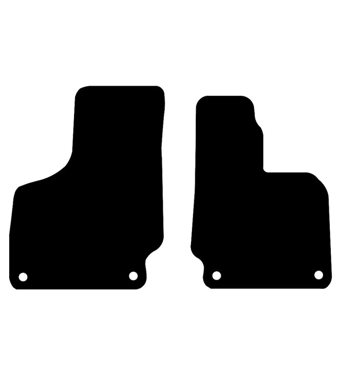 Audi TT (2 Piece Front) 2006 - 2014 Car Mats vehicle mat pattern