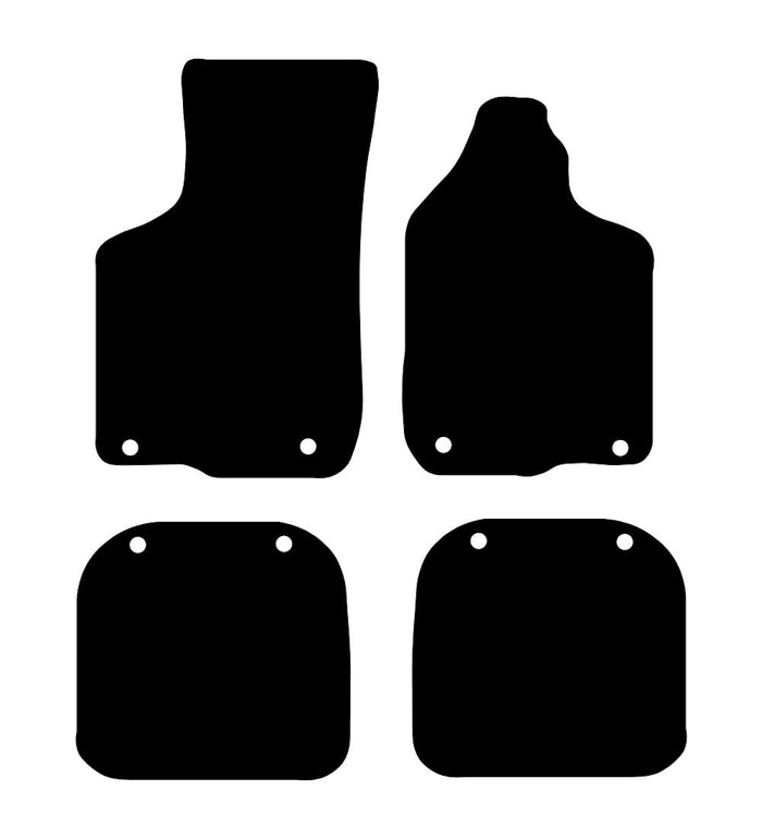 Audi A3 (8 Clip Version) 1996 - 2003 Car Mats vehicle mat pattern