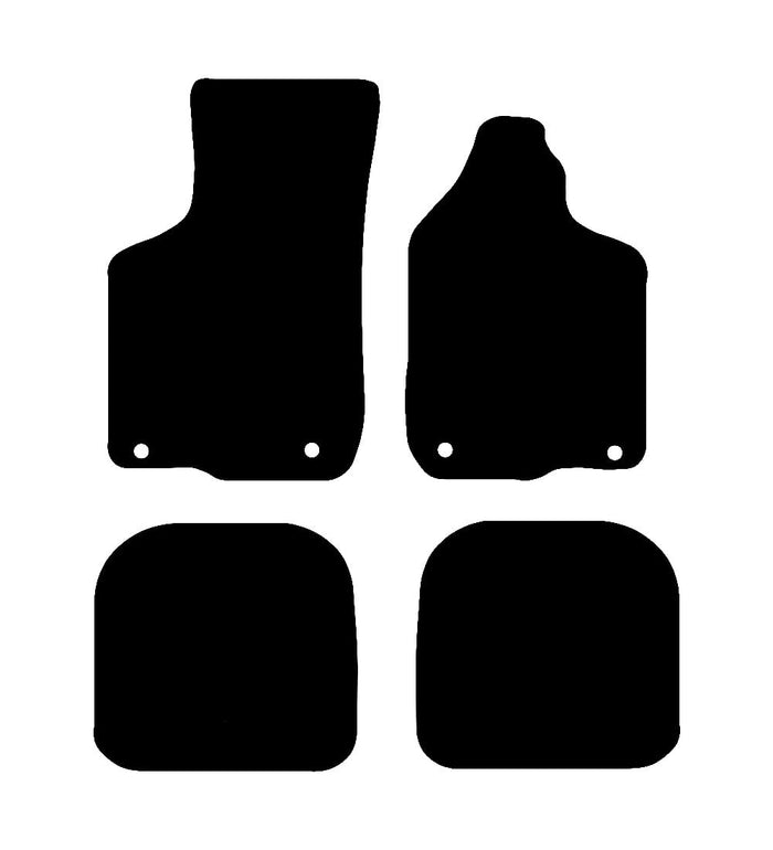 Audi A3 1996 - 2003 Car Mats vehicle mat pattern