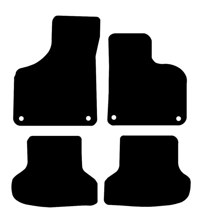 Audi A3 (4 Clips) 2003 - 2012 Car Mats vehicle mat pattern