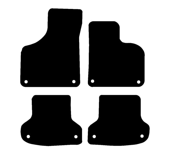 Audi A3 2003 - 2012 Car Mats vehicle mat pattern