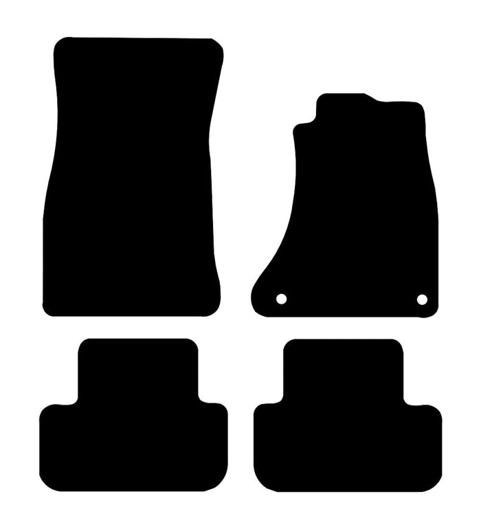 Audi A4 (2 Clip Version) 2008 - 2015 Car Mats vehicle mat pattern