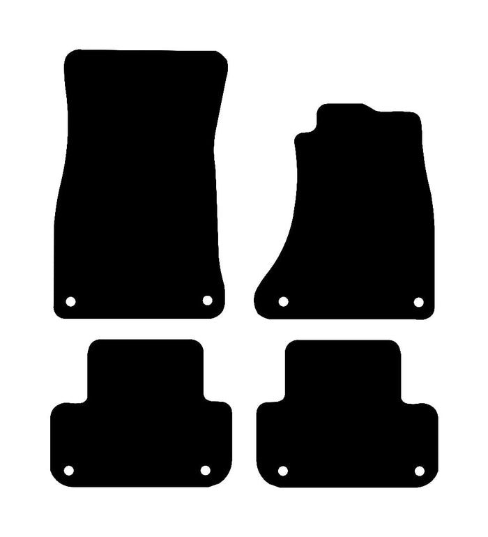 Audi A4 (8 Clip Version) 2008 - 2015 Car Mats vehicle mat pattern