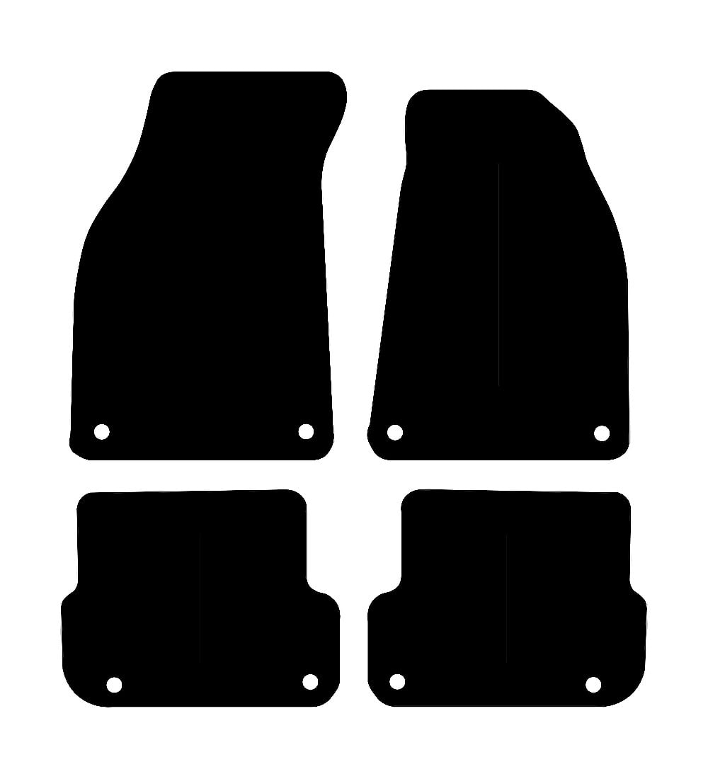 Audi A6 2005 - 2011 Car Mats vehicle mat pattern