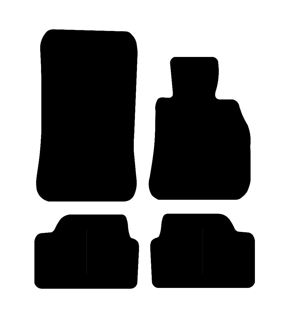 BMW 1 Series E87 (5 Door) 2004 - 2013 Car Mats vehicle mat pattern