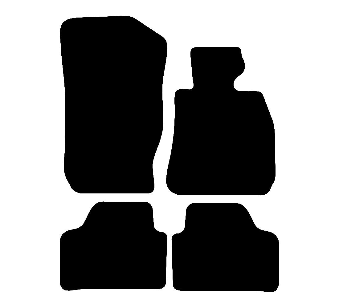 BMW X1 (E84) 2010 - 2014 Car Mats vehicle mat pattern