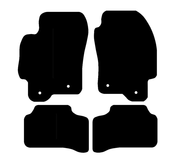 Jaguar X Type 2.0/2.2ltr (DEISEL) 2001 - 2009 Car Mats vehicle mat pattern