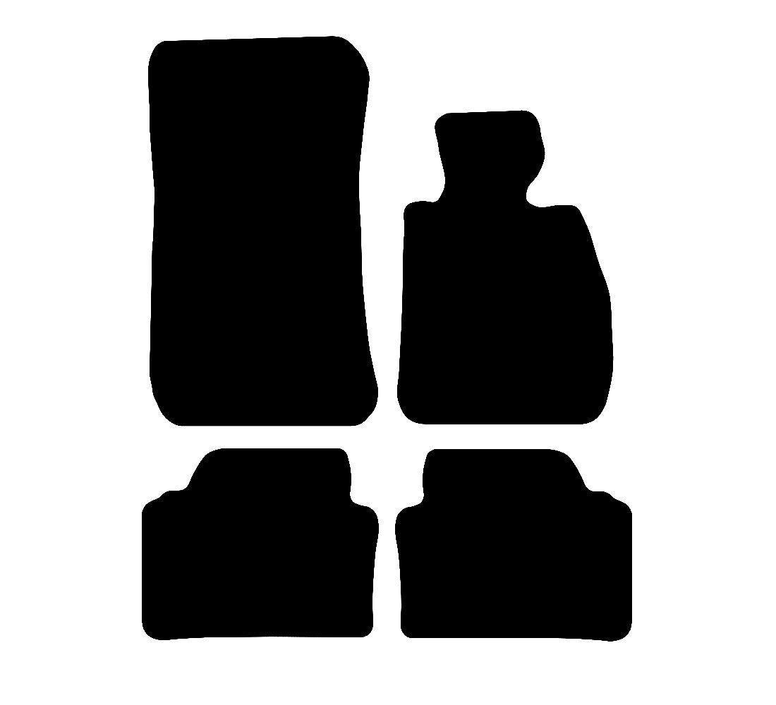 BMW 3 Series Saloon (E90) (No Clips) 2005 - 2011 Car Mats vehicle mat pattern