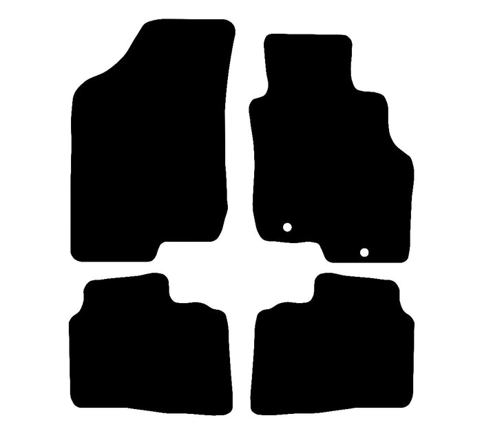 Hyundai i30 2007 - 2009 Car Mats vehicle mat pattern