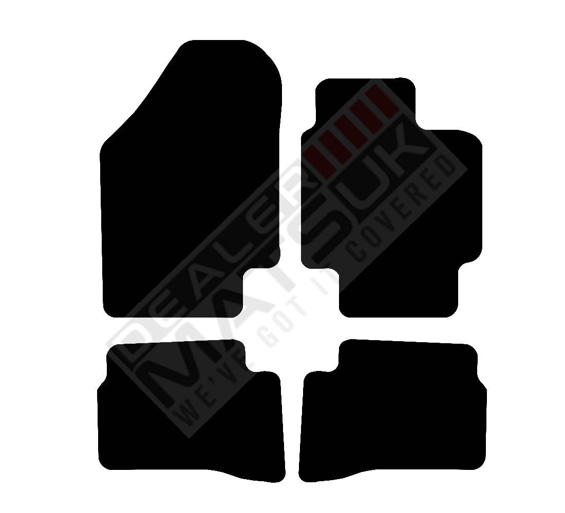 Hyundai Accent 2000 - 2006 Car Mats vehicle mat pattern