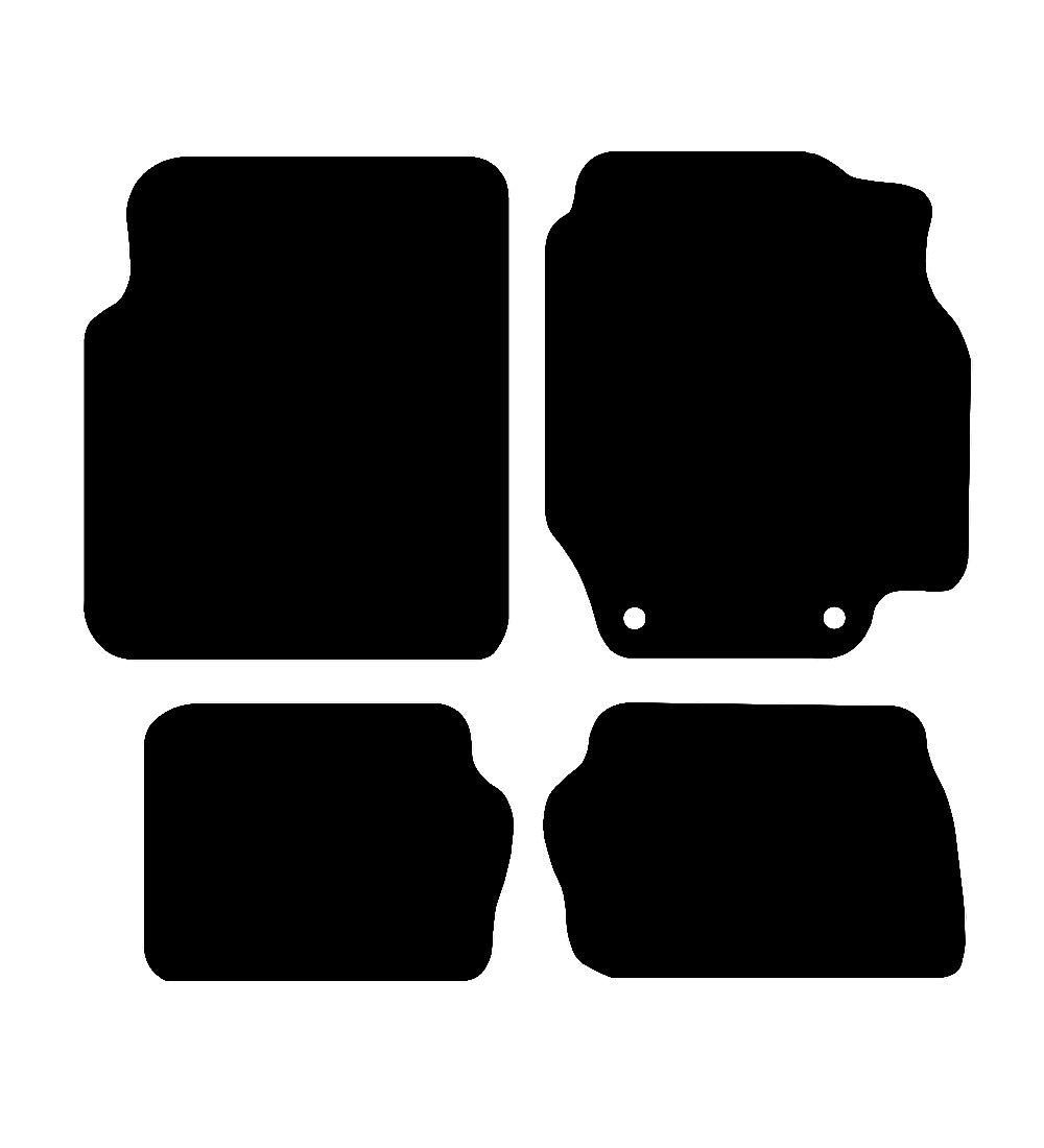 Nissan Almera 2000 - 2006 Car Mats vehicle mat pattern