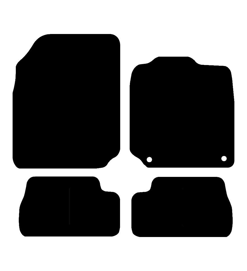 Nissan Micra 2003 - 2010 Car Mats vehicle mat pattern