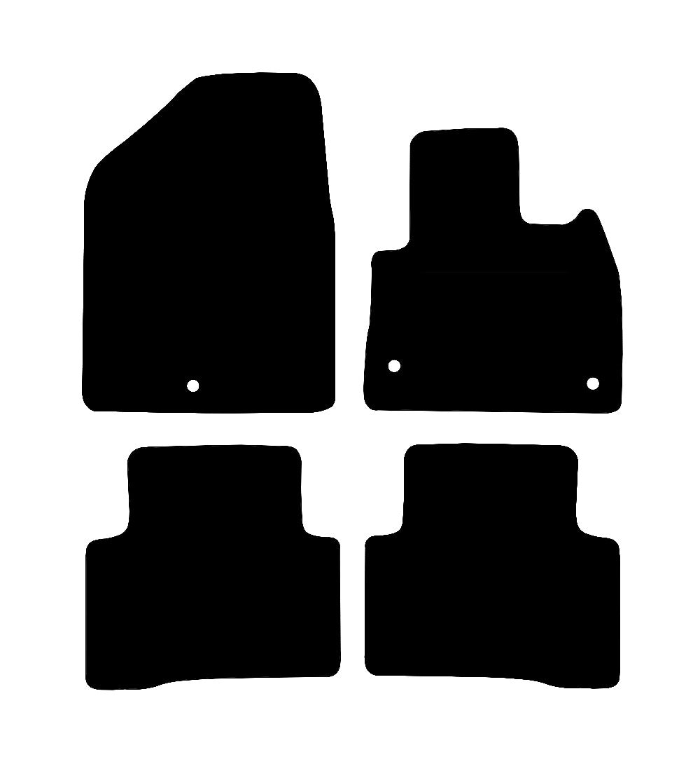 Hyundai Santa Fe 5 Seat 2012 - 2019 Car Mats vehicle mat pattern