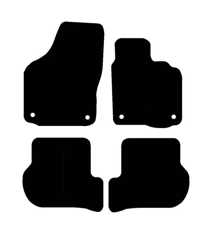 Volkswagen Scirocco 2008 - 2020 Car Mats vehicle mat pattern