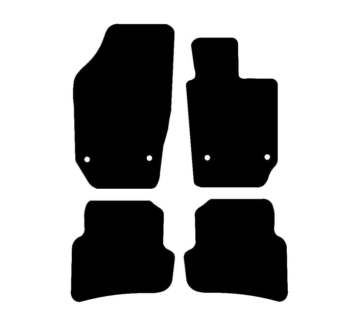 Seat Ibiza 2008 - 2016 Car Mats vehicle mat pattern