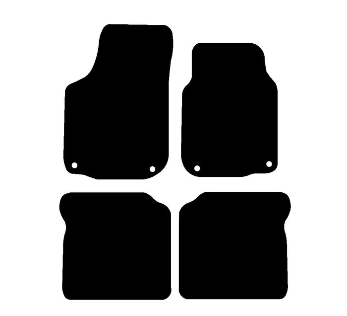 Seat Leon 2002 - 2005 Car Mats vehicle mat pattern