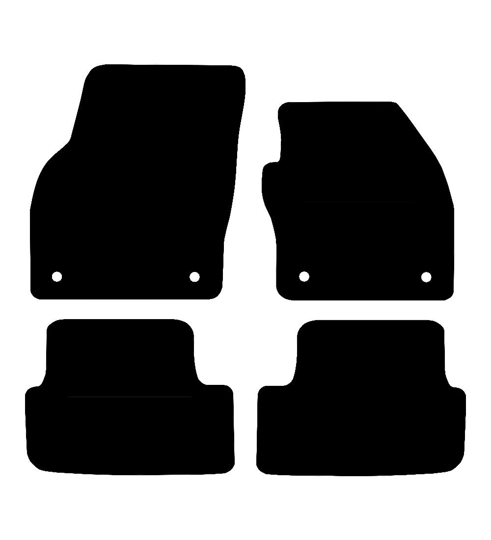 Volkswagen Polo 2018 to Present Car Mats vehicle mat pattern