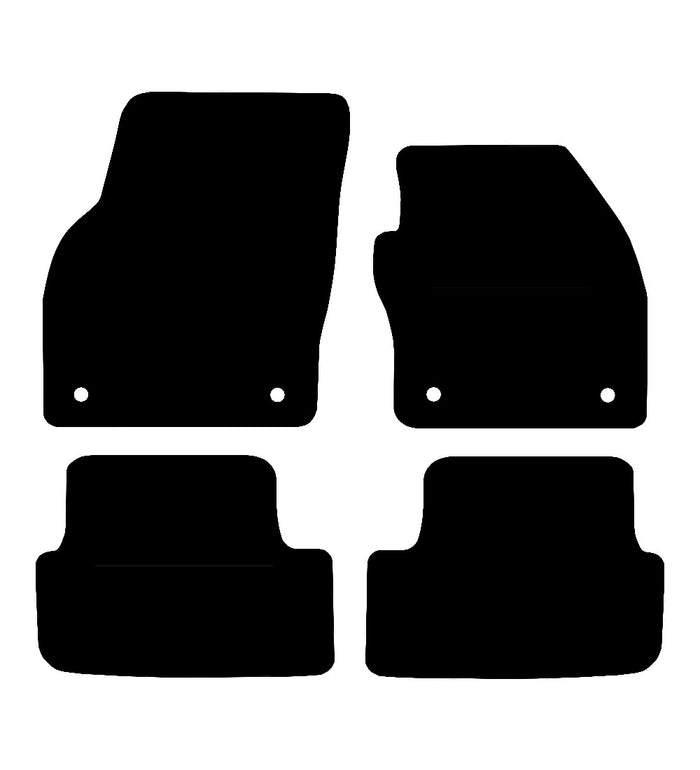 Volkswagen Polo 2018 to Present Car Mats vehicle mat pattern