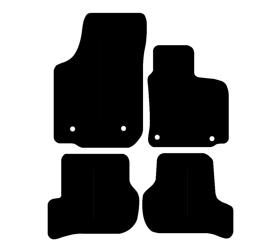 Seat Leon 2005 - 2008 Car Mats vehicle mat pattern