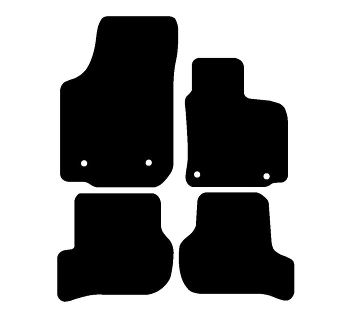 Seat Leon 2005 - 2008 Car Mats vehicle mat pattern