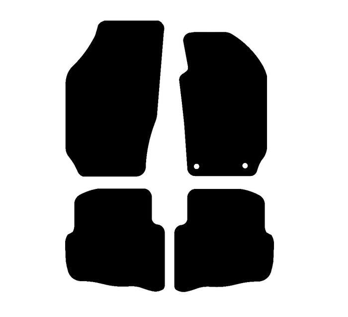 Seat Ibiza 2002 - 2008 Car Mats vehicle mat pattern
