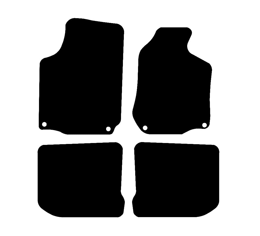 Seat Toledo 1995 - 2005 Car Mats vehicle mat pattern