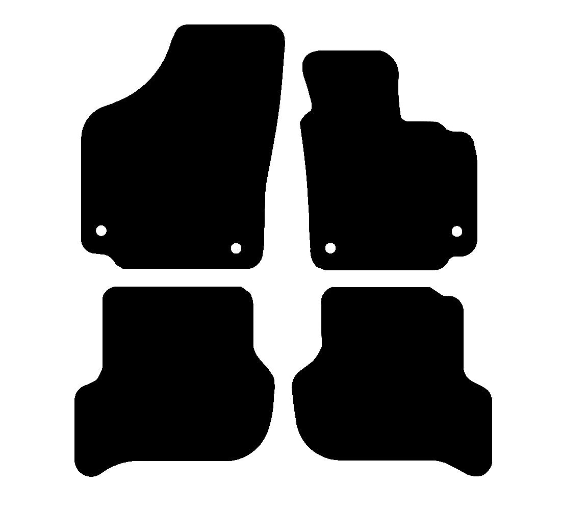 Seat Altea 2004 - 2011 Car Mats vehicle mat pattern