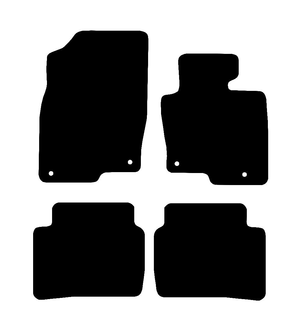 Mazda CX-5 2017 - 2023 Car Mats vehicle mat pattern