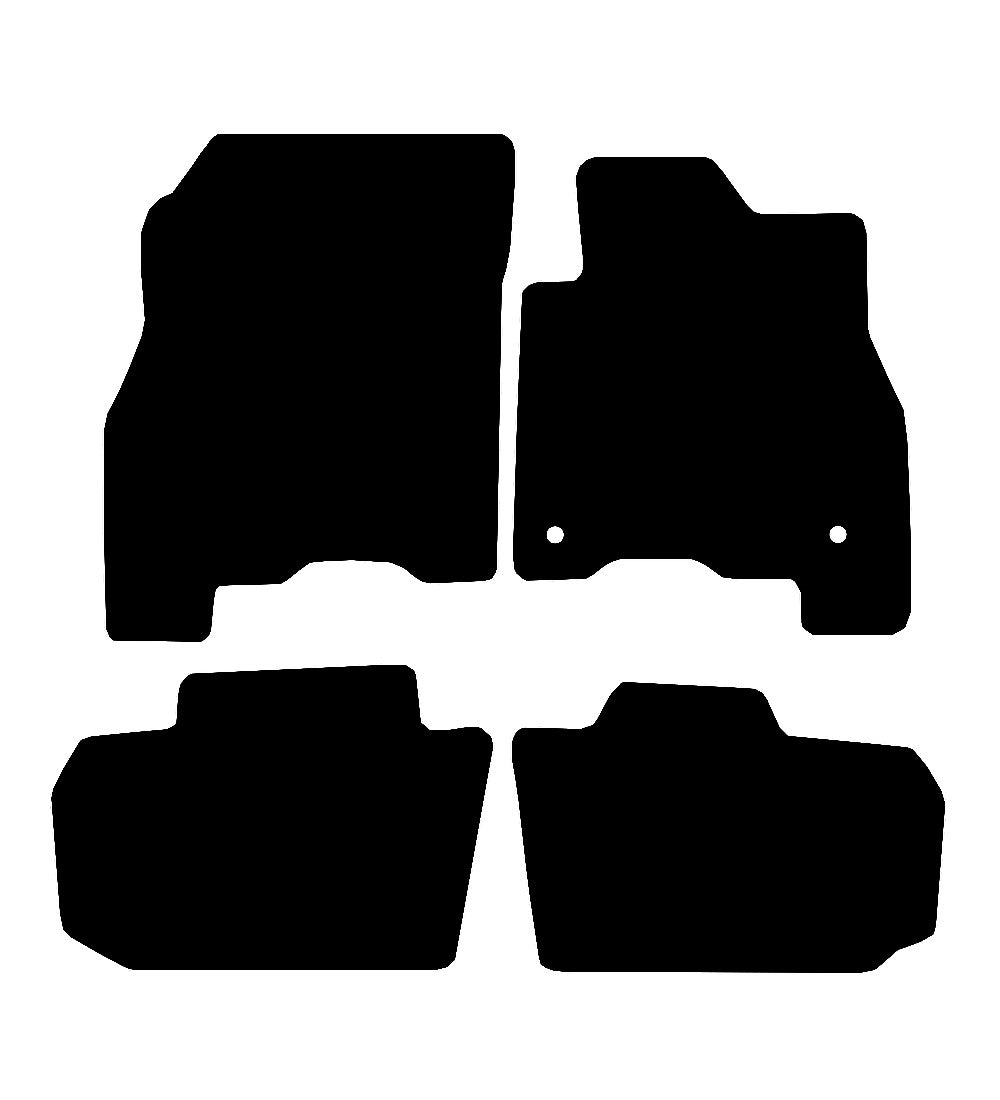 Nissan Leaf 2018 to Present Car Mats vehicle mat pattern