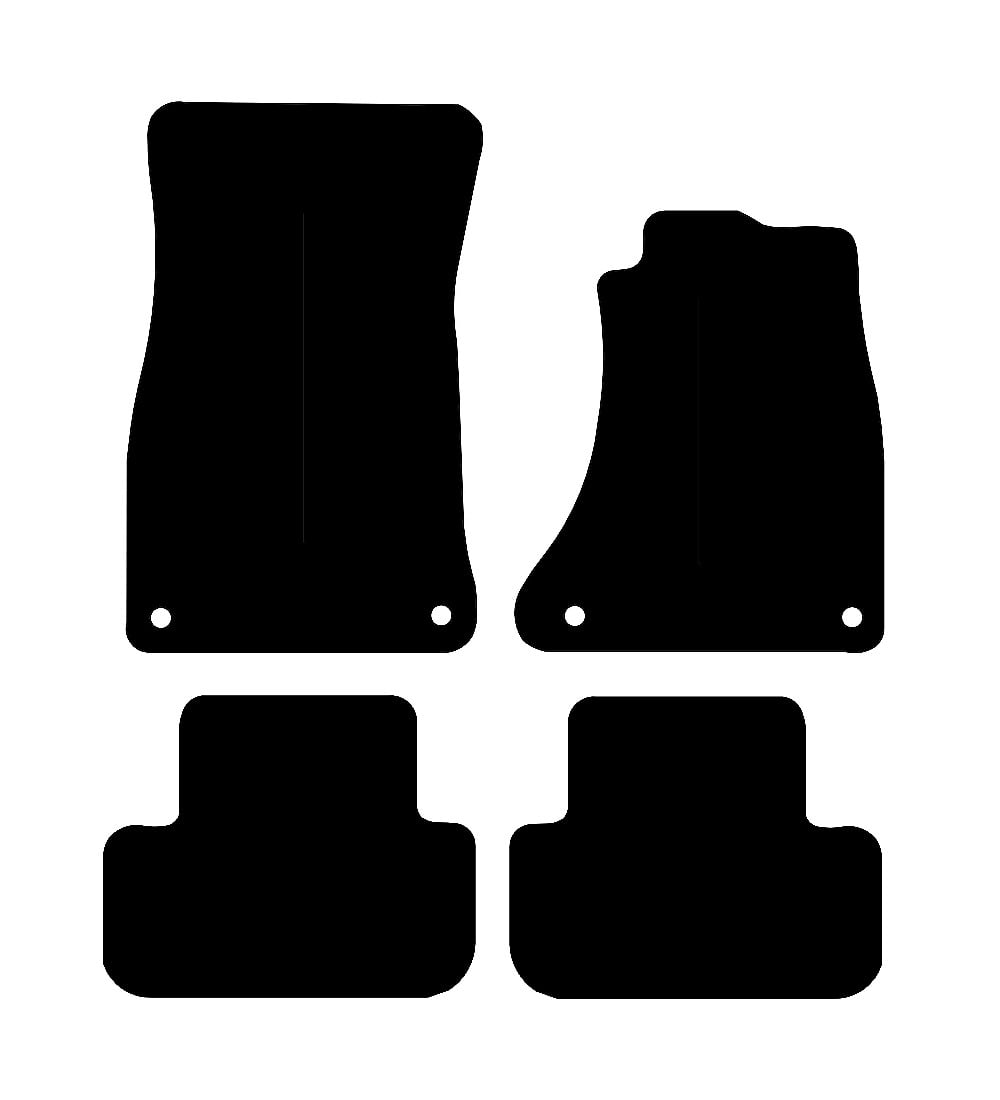 Audi A4 & S4 Avant (Estate) 2008 - 2015 Car Mats vehicle mat pattern