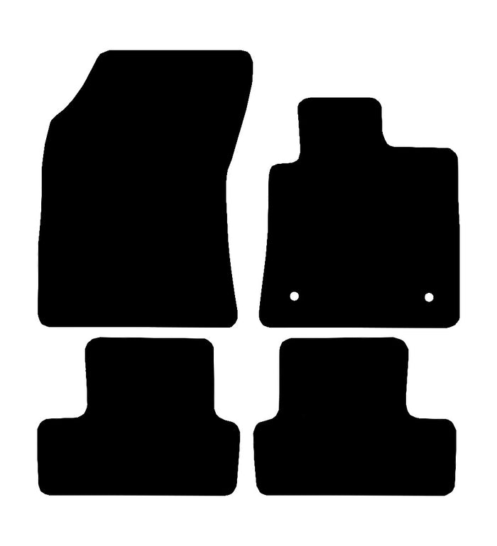 Renault Megane 2017 to Present Car Mats vehicle mat pattern