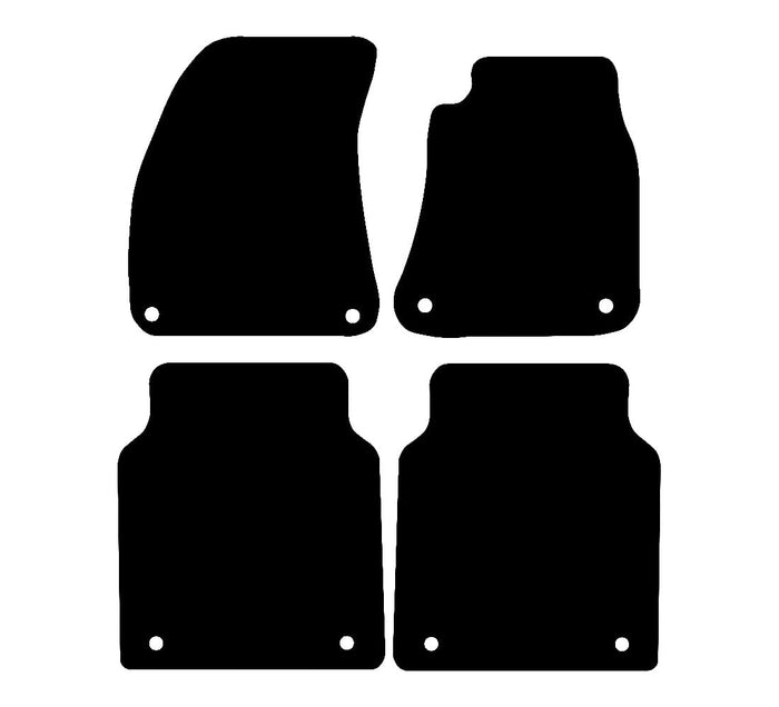 Audi A8 LWB 2010 - 2017 Car Mats vehicle mat pattern