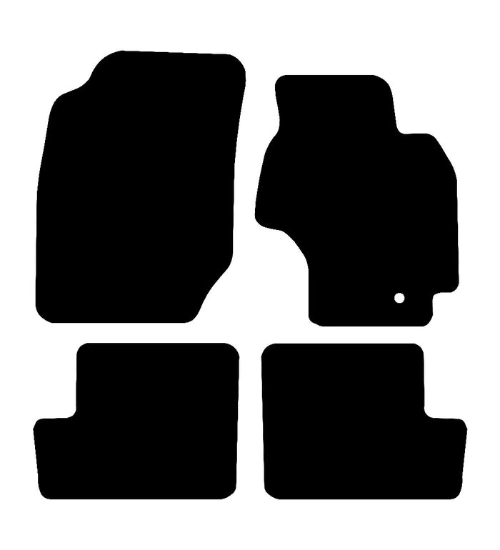Toyota Rav 4 1994 - 2001 Car Mats vehicle mat pattern