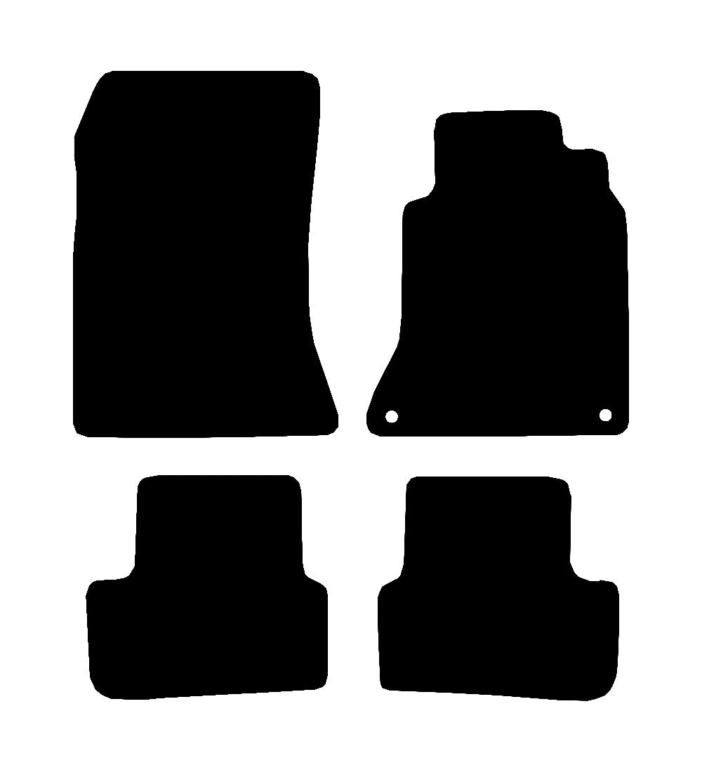 Mercedes B Class 2012 - 2019 Car Mats vehicle mat pattern