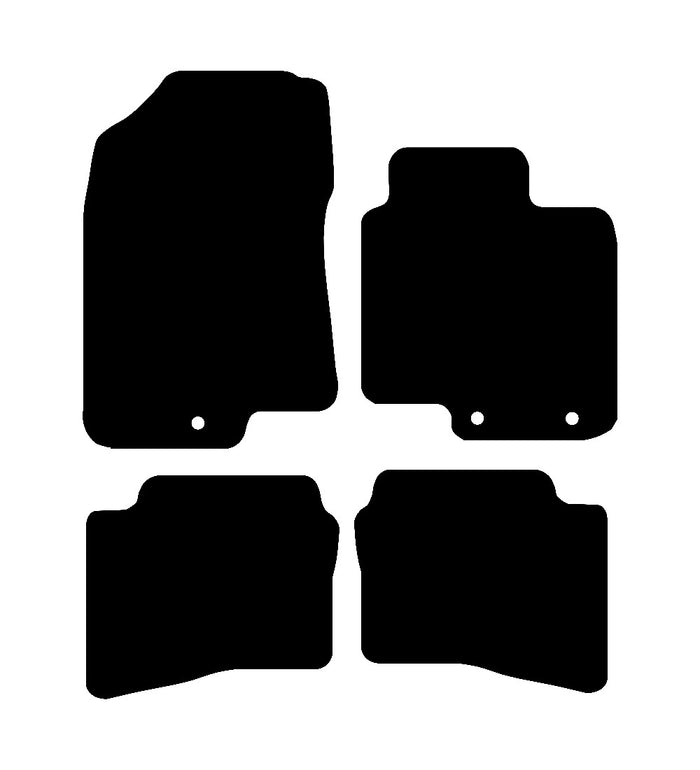 Hyundai i20 2015 - 2020 Car Mats vehicle mat pattern