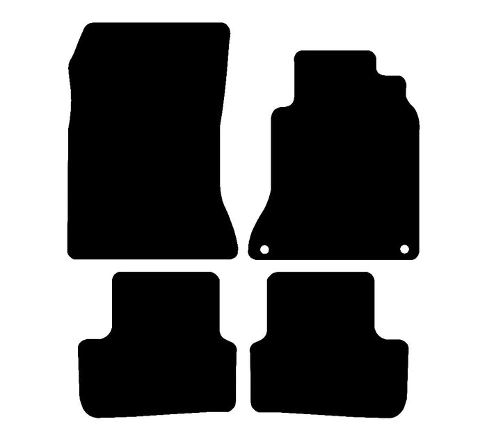 Mercedes A Class (W176) 2012 - 2018 Car Mats vehicle mat pattern