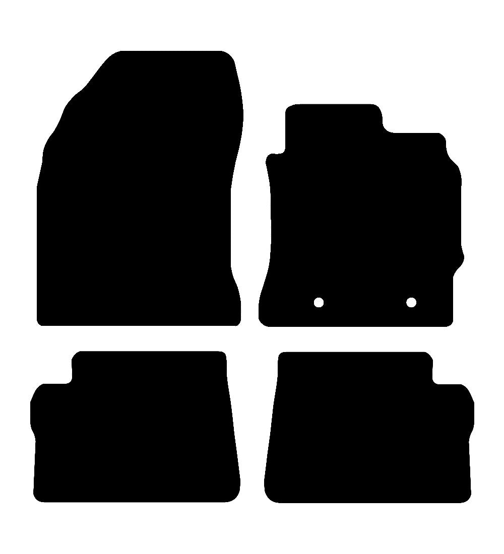 Toyota Auris 2013 to Present Car Mats vehicle mat pattern