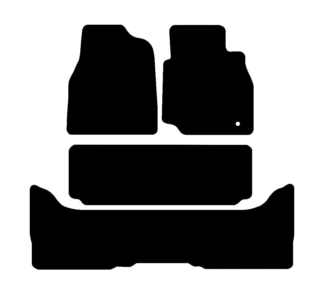 Toyota Land Cruiser Amazon 2001 - 2007 Car Mats vehicle mat pattern
