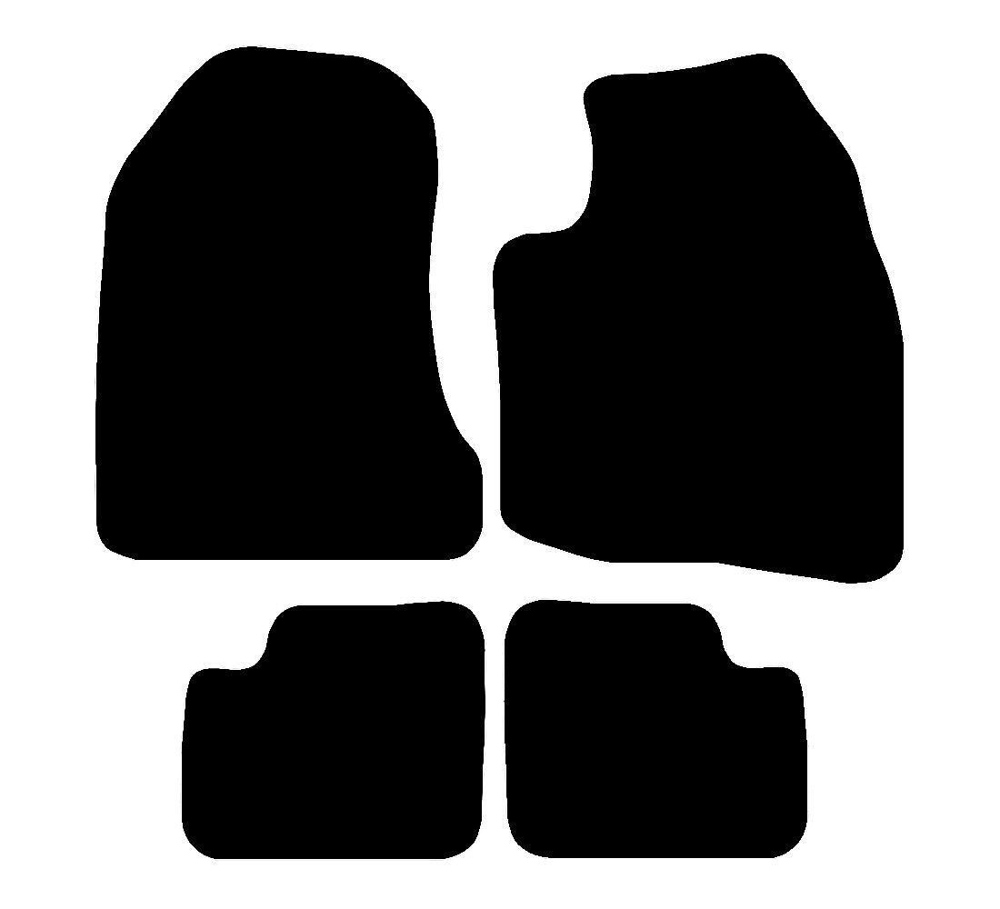 Mitsubishi i 2007 - 2012 Car Mats vehicle mat pattern