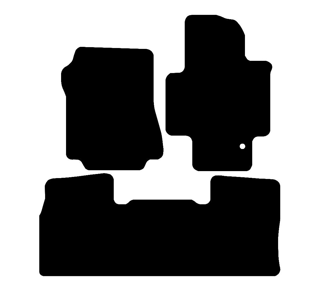 Nissan NV200 Van 2010 - 2021 Car Mats vehicle mat pattern